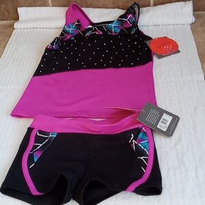 Kids Speed Dri performance Danskin short set size 6/6x